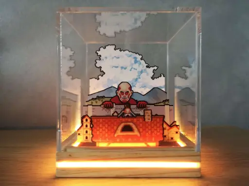 Diorama inspiré par : L'attaque des Titans